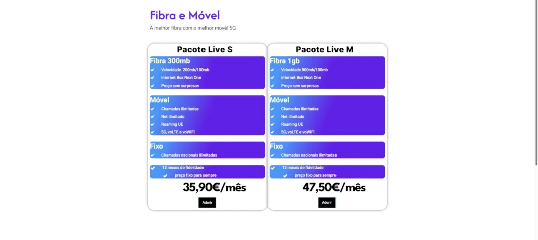Unidos fibra e m&oacute;vel