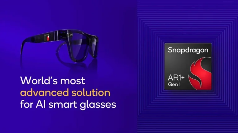 A Qualcomm revelou o processador  Snapdragon AR1+ Gen 1 para óculos inteligentes mais autónomos