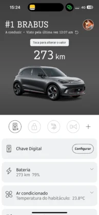 App Hello do smart #1 BRABUS