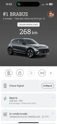 App Hello do smart #1 BRABUS