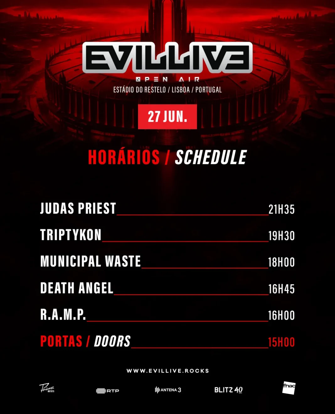 Evil Live Festival 2025 - 27 de junho