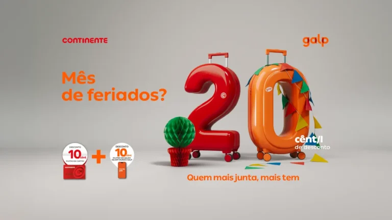 Galp e Continente dão descontos de 20 cêntimos no combustível até final de junho