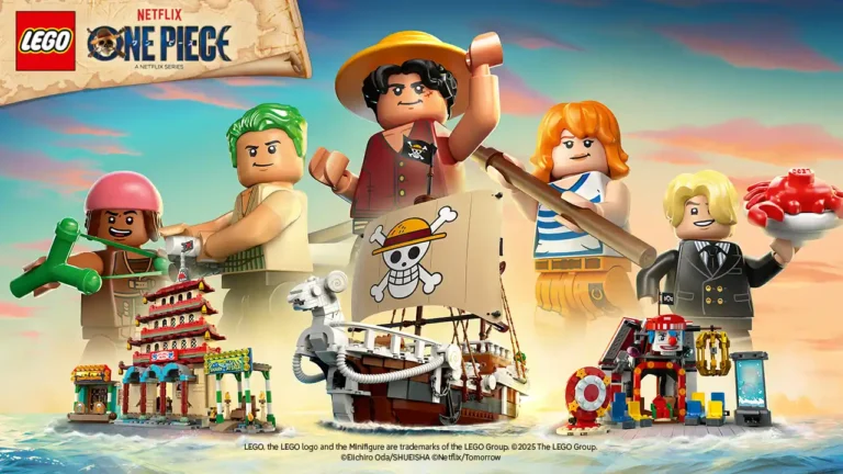 O Grupo LEGO e a Netflix anunciaram novas sets inspirados na série One Piece