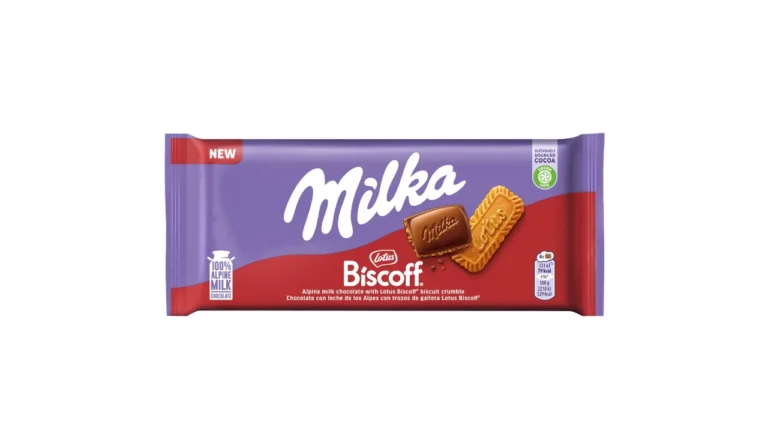 Milka e Lotus juntam-se e lançam nova tablete Biscoff em Portugal
