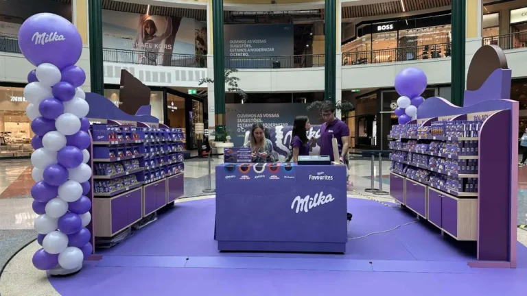 Milka estreia loja pop-up no Colombo