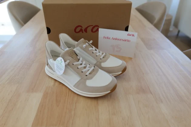 ara shoes PV2025 - modelo 12-24836, na cor shell white