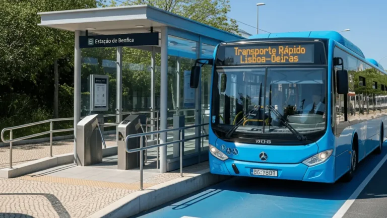 Transporte rápido entre Lisboa e Oeiras arranca em 2028 com autocarros elétricos e corredor dedicado