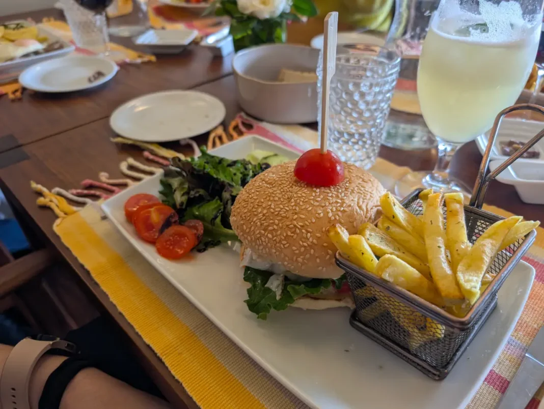 Casas da Lapa - Hamb&uacute;rguer vegetariano