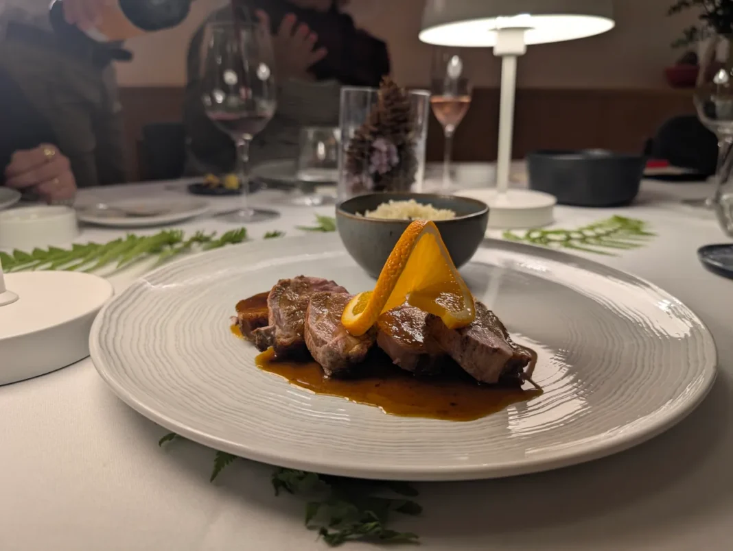 Casas da Lapa - Magret de pato com molho de laranja e mel