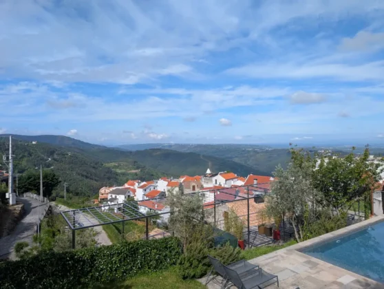 Casas da Lapa - vista zona piscina