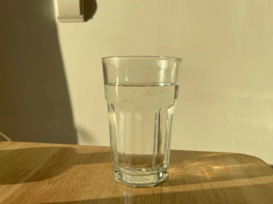 Copo de água filtrada