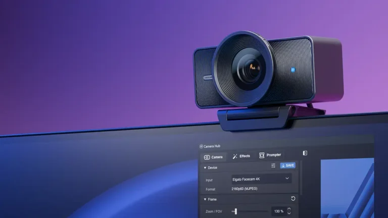 Elgato lança a Facecam 4K com suporte para filtros profissionais