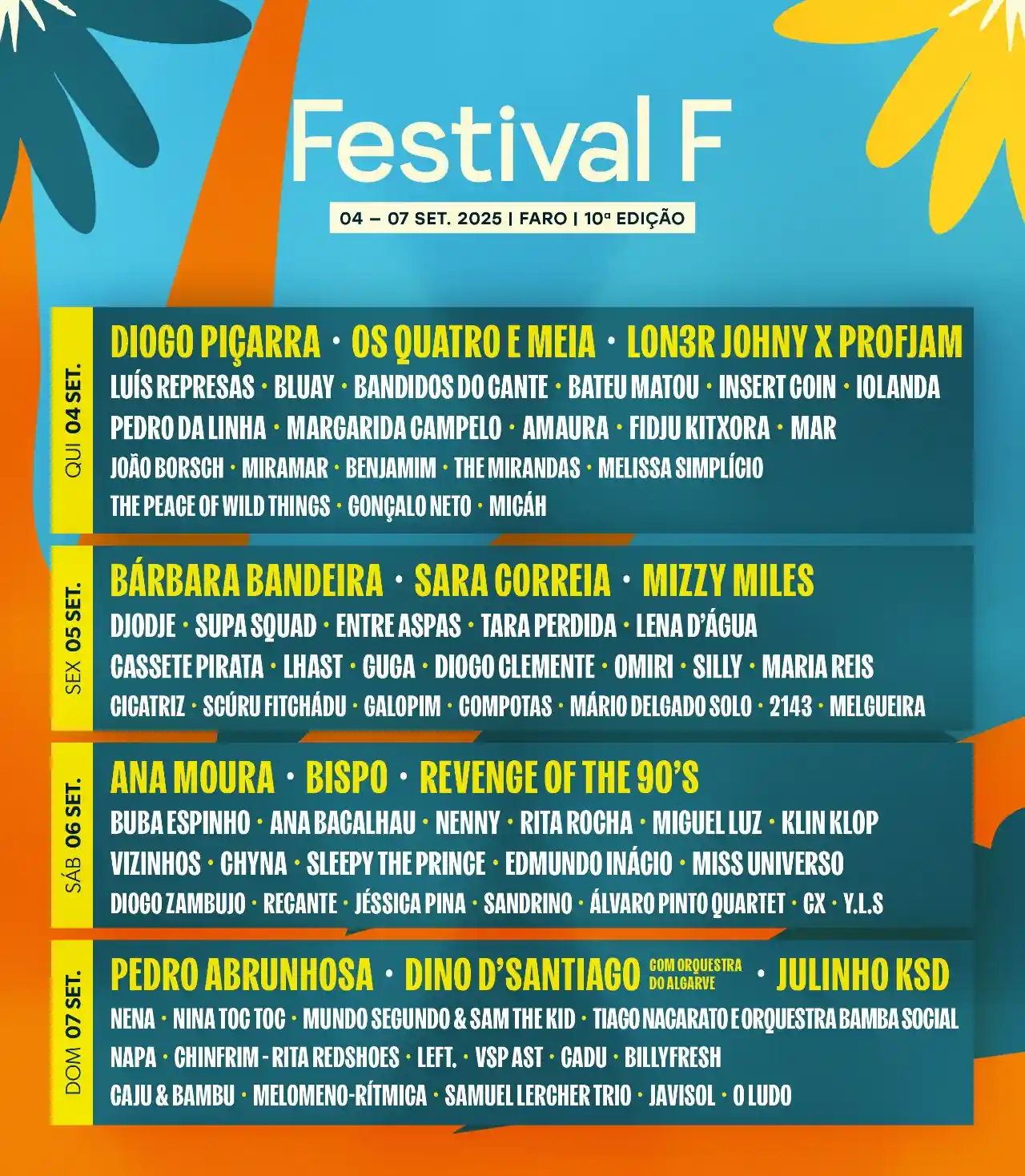 Festival F 2025 - cartaz