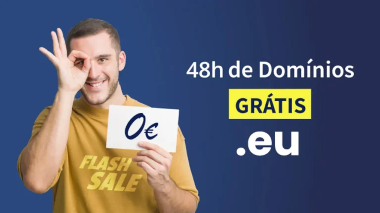 48 horas de domínios Grátis na Flash Sale da dominios.pt