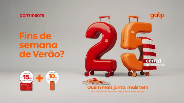 Galp e Continente oferecem até 25 cêntimos de desconto por litro aos fins de semana de verão