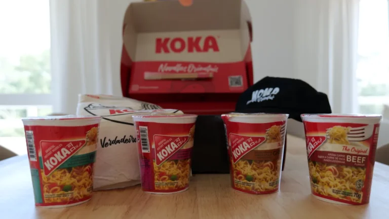 Koka Noodles lança copos instantâneos com os sabores mais populares