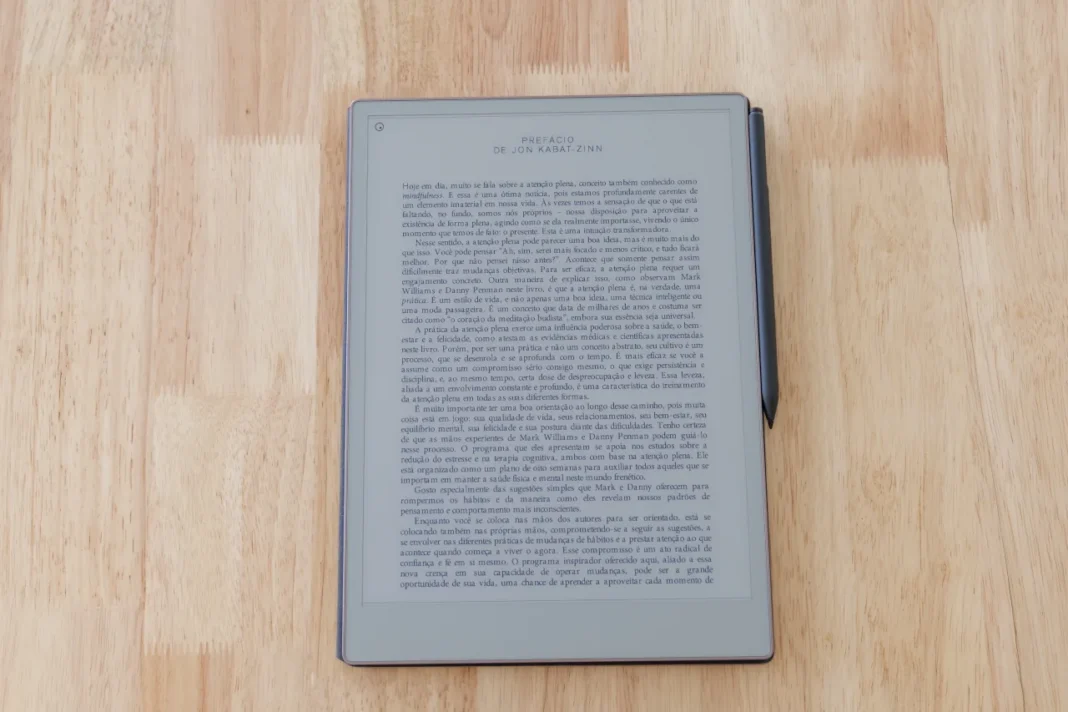 Remarkable Paper Pro - leitura de livro