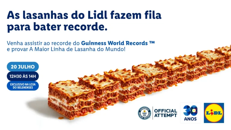 Lasanha à grande: Lidl vai tentar bater recorde mundial