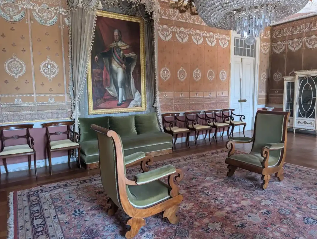 Pal&aacute;cio da Brejoeira - sala interior