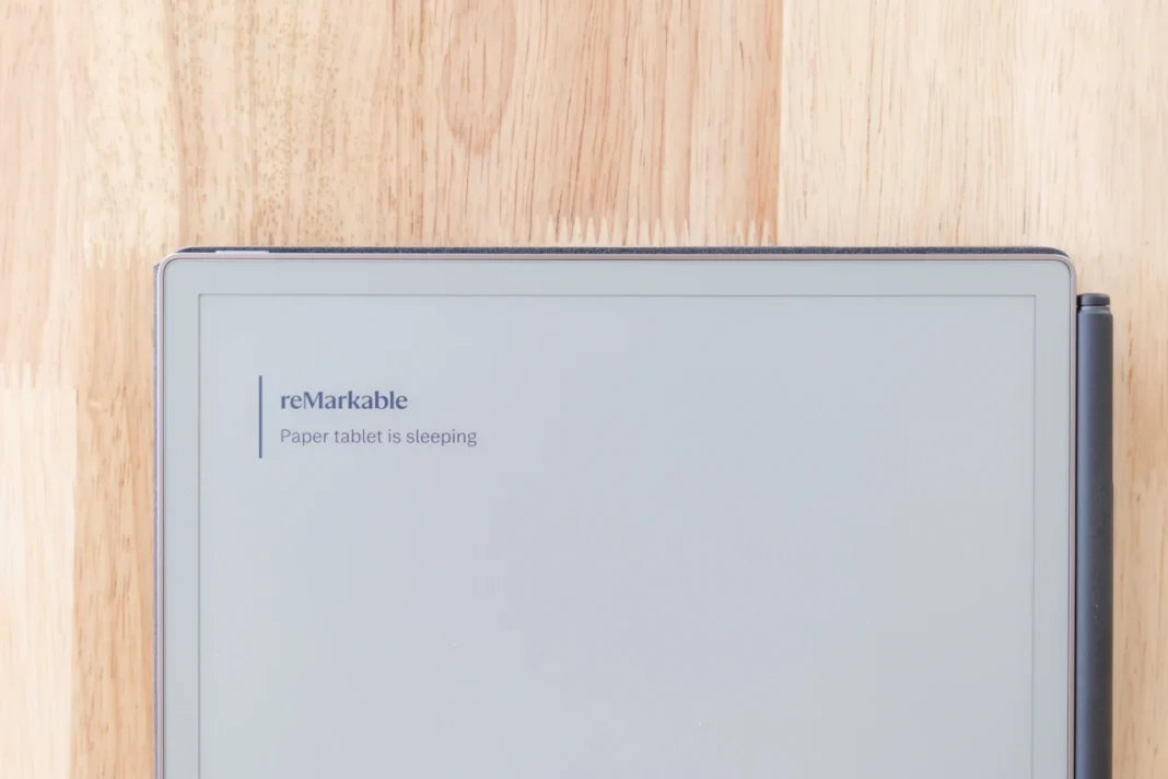 ReMarkable Paper Pro - Sleeping mode