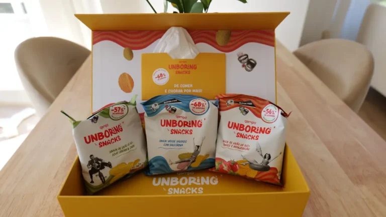 Unboring Snacks. Conheçam as chips saudáveis com menos até 68% de gordura