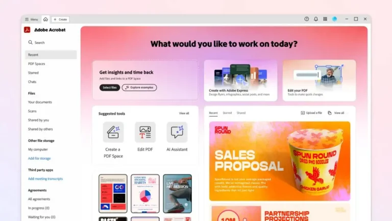 Adobe Acrobat Studio usa inteligência artificial para melhorar ficheiros PDF