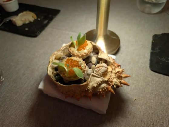 Açafrão Restaurante - Tartelete de Santola