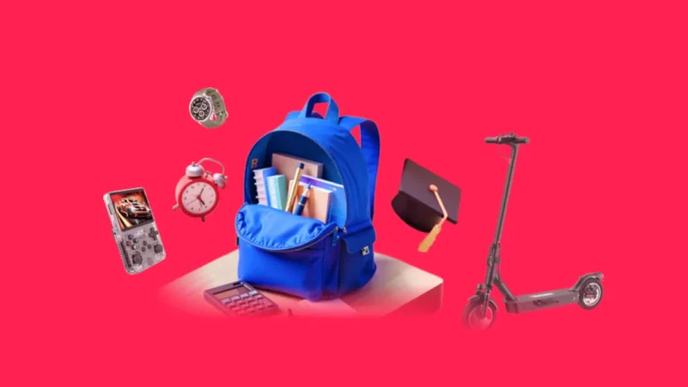 Campanha AliExpress Back to School: Há muitos produtos de boas marcas a bons preços
