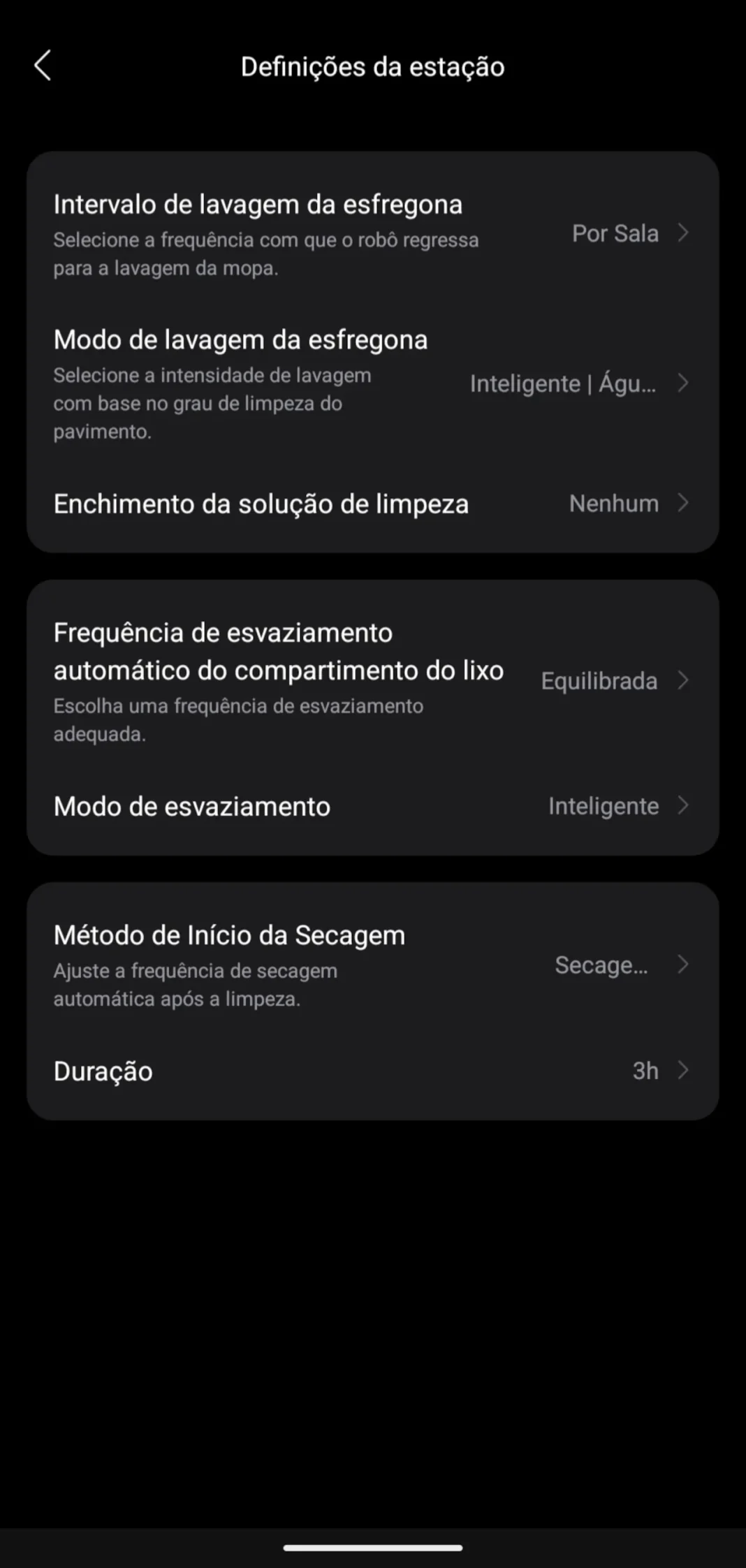 Roborock Saros 10 - aplica&ccedil;&atilde;o