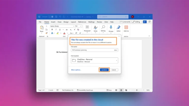 Word vai passar a guardar os documentos no OneDrive por defeito