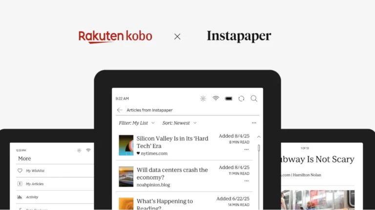 Instapaper chega aos eReaders Kobo com leitura offline integrada