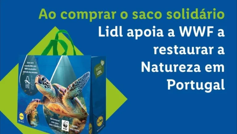 Lidl e WWF colaboram na recuperação de ecossistemas com sacos produzidos a partir de plástico marinho