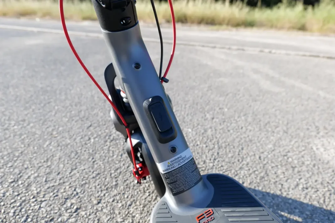 ninebot f3 pro carregar bateria