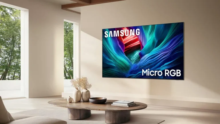 Samsung revela a primeira televisão com tecnologia Micro RGB