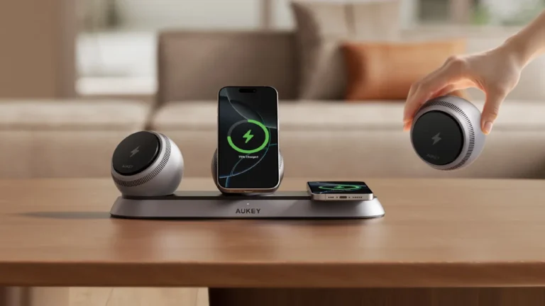 AUKEY MagFusion Ark é o primeiro carregador modular sem fios do mundo