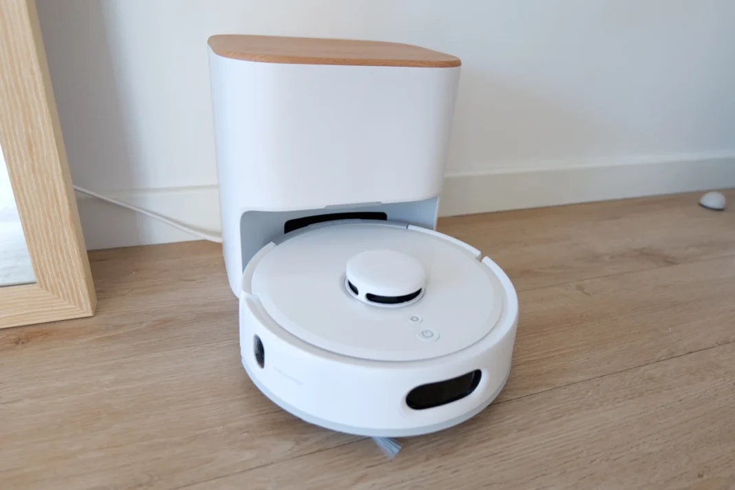 conjunto base e aspirador switchbot k 11 plus