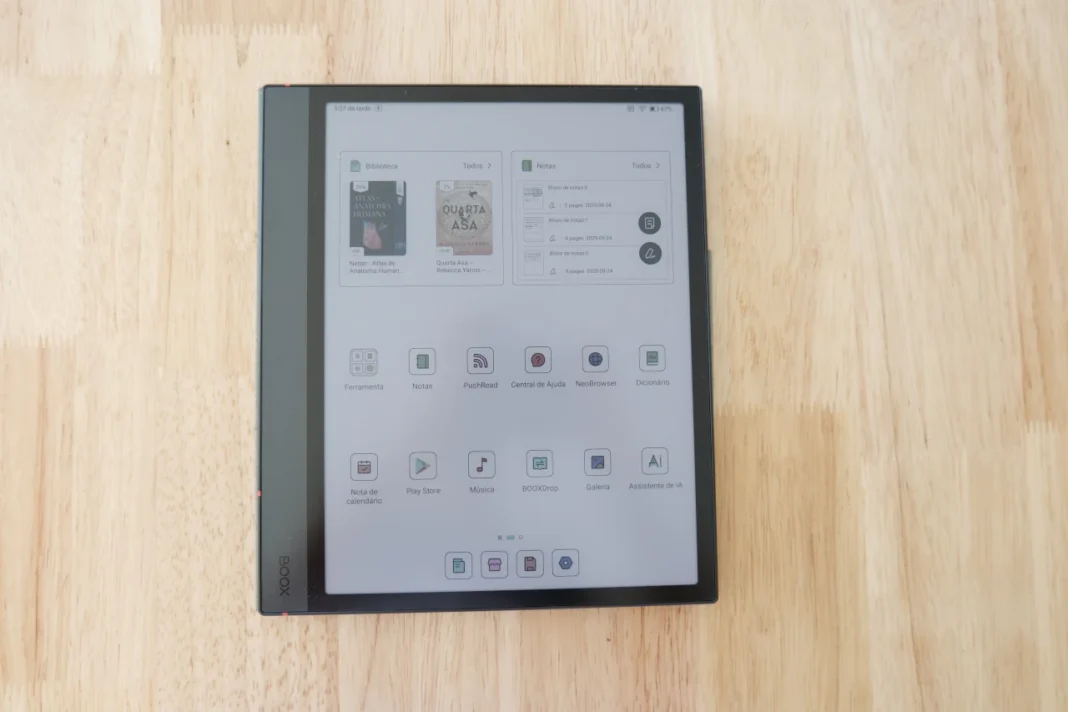 Boox Air 4C - homepage