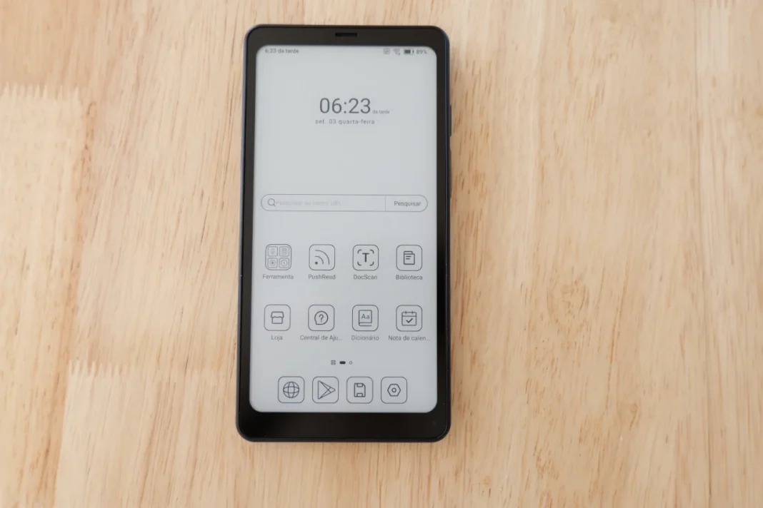 Boox 2 - menu principal