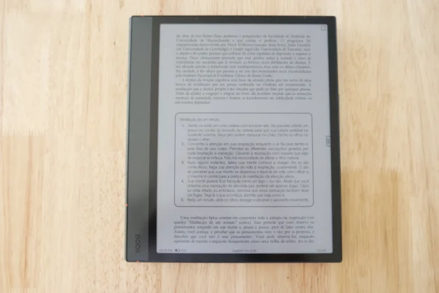 Boox Air 4C - página livro