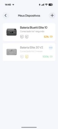 Aplicação Bluetti