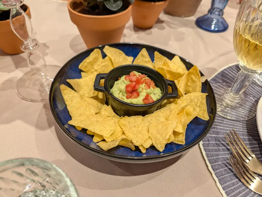 Angels Bar - Pico de Gallo com Nachos (Tiras Crocantes de Milho, Tomate Picado, Cebola Roxa, Coentros e Sumo de Lima)