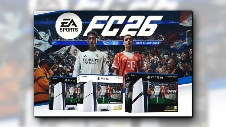 Bundles da PlayStation 5 com EA Sports FC 26 chegam às lojas