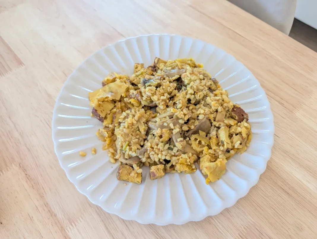 Celeiro - Arroz de pleurotus e tofu