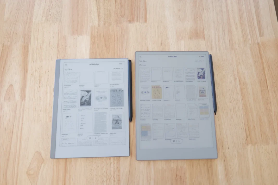 ReMarkable 2 - compara&ccedil;&atilde;o reMarkable Paper Pro