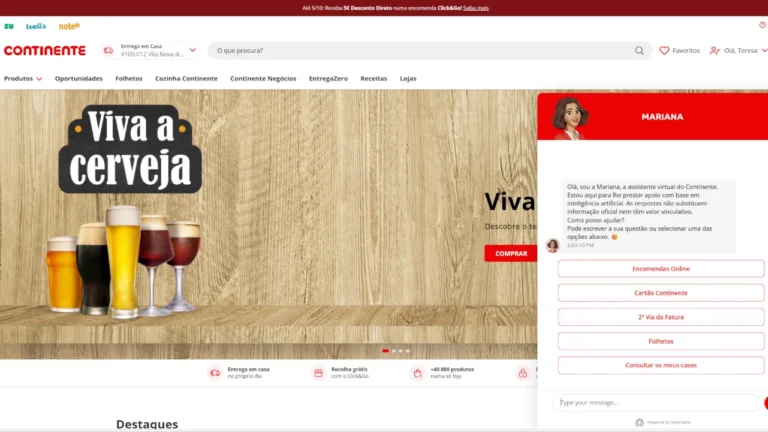 Continente lança “Mariana”, o primeiro assistente de IA para hipermercados em Portugal