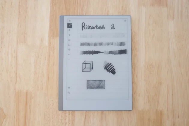 ReMarkable 2 - desenho a carvão