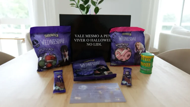Lidl lança coleção exclusiva de Halloween inspirada na série Wednesday