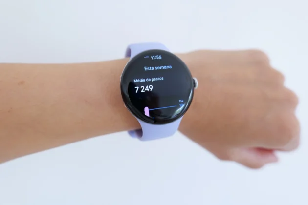 media de passos pixel watch 4