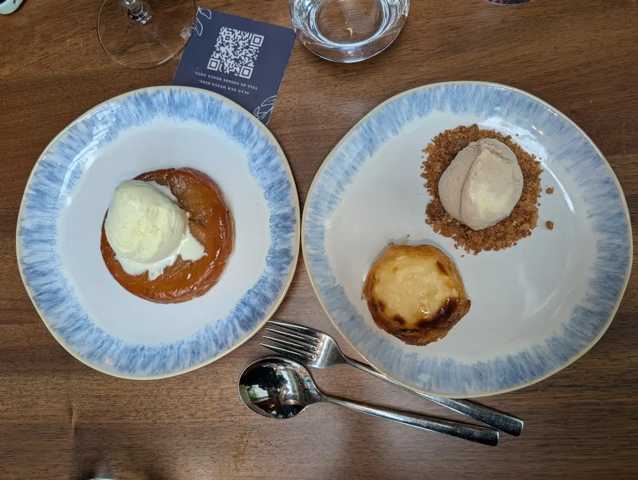 Novo Mundo: rotas e sabores que se cruzam no DUO Hotel Lisbon 7 Novo Mundo - Pastel de Nata com gelado de canela e Tartelette Tatin