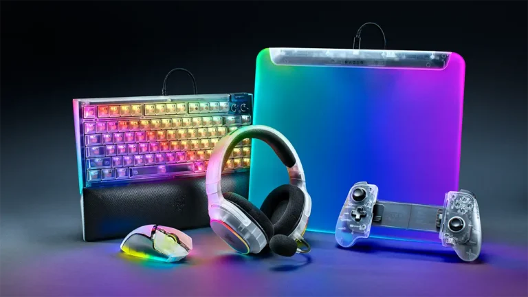 Razer lança a coleção Phantom White com estética retro-futurista